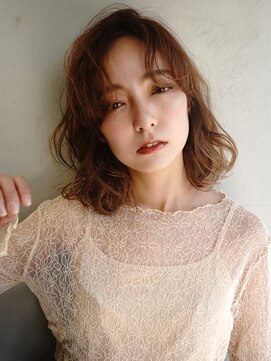 ラフィス ヘアー ヴォーグ 天王寺あべの店(La fith hair vogue) 【La fith】 アンティークベージュ×パーマ