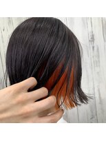 アンダーバーホワイト 南海難波店(_WHITE)&nbsp;ボブ＋インナーカラー