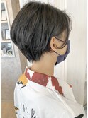 福山市美容室Caary人気 ハンサムショート ショートボブ