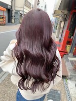 ユニーク(UniQ)&nbsp;ローズマリーラテ×ブリーチなしＷカラー×髪質改善ＴＲ