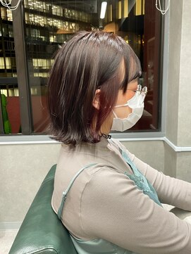 レポゼ 日本橋室町(Repose) repose.hair/テラコッタ/ミニウルフ/くすみブルー[日本橋駅]