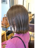 サロン マーニ(salon m ni)&nbsp;外ハネボブ×アッシュベージュカラー