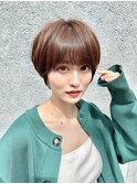 マッシュショート/丸みショートボブ