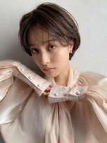 ノラ ギンザ(NORA GINZA)&nbsp;【久場】絶壁解消!!丸みショート×薄めバング　 20代30代40代