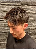 かき上げニュアンスマッシュサイドパート韓国マッシュフェード