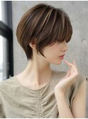 前髪あり大人ショート20代30代40代【AIN.表参道】川原大地
