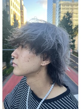 ムード カナザワ(mood kanazawa) マッシュウルフ×アンブレラ シルバーアッシュ