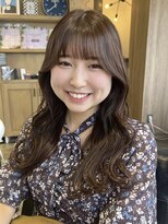 ラボヌールヘアーレーヴ 池袋店(La Bonheur hair reve)&nbsp;韓国風ゆるふわレイヤーカット/ブラウンベージュ/星野