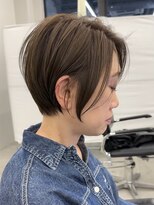 ジルブラン(JIL BLAN) ハイライトバレイヤージュダブルカラーショートカット30代40代