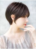 前髪あり大人耳掛けショート30代40代【AIN.表参道】川原大地
