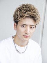 アイヴィー(IVY)&nbsp;小久保Style☆波巻きハイライト束感ツーブロックマッシュパーマ