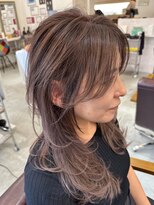 オンカラー(ON.COLOR)&nbsp;大人ハイライトグレージュバイオレットロング