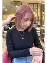 ロチカバイドールヘアー 心斎橋(Rotika by Doll hair)&nbsp;pink ◎