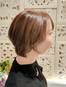 ヘアリゾート粋 ティガ 池袋店(tiga) ショートボブ/レイヤー/オレンジブラウン