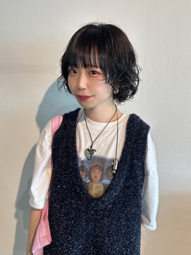 ファンファンバイルー 岐阜(fan fun by Rooo) デザインパーマウルフパーマ韓国風パーマ