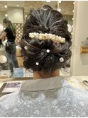 結婚式お呼ばれヘアセット
