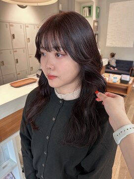 クリアー オブ ヘアー 藤が丘店(clear OF HAIR) ピンクブラウン☆塩澤