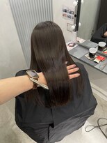 キング 高槻(K!ng)&nbsp;縮毛矯正髪質改善ハイライトレイヤーカット高槻美容室エクステ