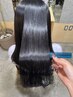 似合わせカット＋髪質改善ストレート＋4stepトリートメント￥24000