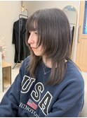 小顔レイヤーウルフスタイル