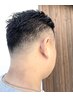 【男性も女性もオシャレさんなら】フェードカット+ご希望で眉カット￥4000