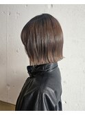 切りっぱなしボブ