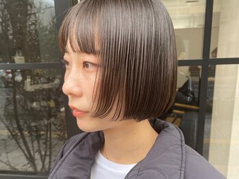 トロンヘアー(tronc hair)の写真/【髪質改善トステアシルク架橋TR】熱ダメージを抑えた自然な仕上がり!カール/パーマ/ストレートの保持力UP!