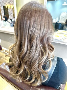ヘアーメイクロージー 八軒店 (HAIR MAKE ROSY) 髪質改善トリートメントミルクティーベージュノンジアミンカラー
