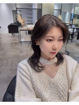 ダル 渋谷/表参道(DAL.) 艶髪透明感レディース韓国風レイヤーグレージュカラー