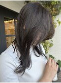 顔周りレイヤー×アッシュカラー《西新店》