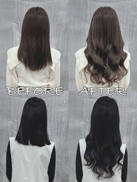 リップ 大阪本店(LIP) 【レミー100%最高級人毛/ロング】シールエクステ60枚