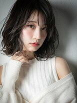 カバーヘア ブリス 川口(COVER HAIR bliss)&nbsp;黒髪アッシュブラック大人美人ボブウルフカットu川口30代40代
