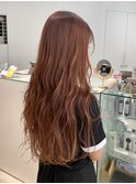 ふわっと柔らかオレンジブラウン◎