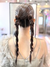 セシル(SECYL)&nbsp;tsugumi》結婚式ヘアセット/カチモリヘア