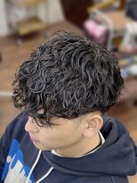メルシー トータル ブランディング サロン(merci TOTAL BRANDING SALON) メンズ　波巻スパイラルパーマ　スペインカール波巻パーマ