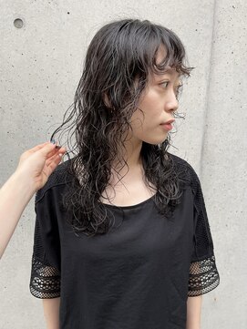 コフィー バイ メルト 吉祥寺(cofy by melt) 【三ツ井】黒髪パーマ 無造作パーマ ロングパーマ ほつれカール