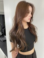 トイ(TOI)&nbsp;かきあげヘルシーロングレイヤー/ブラウンベージュ