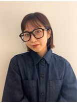 アタ(Ata.)&nbsp;ボブカット/切りっぱなし/ベージュカラー【広尾】