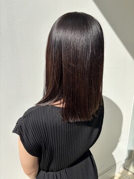 フォークロア 本店(Folk Lore) ダメージレスストレートパーマで大人美髪へ