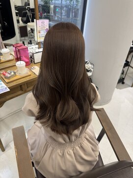 ハピネス 梅田茶屋町店(HAPPINESS) 韓国ヘア/レイヤー/髪質改善/顔周り/ブリーチなしマロンブラウン