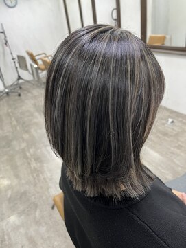 プライズ アイリス 池袋東口店(prize Iris) 白髪ぼかしハイライトブリーチハイトーン池袋