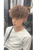 パイルツイストフェードメンズパーマメンズカットメンズ眉毛岐阜