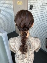 フェリーチェ(Felice)&nbsp;編みおろし 参列ヘア 結婚式ヘア ふわふわ ヘアセット