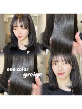 ジーナ 熊本(Zina) グレージュ/Aujuaトリートメント/Zina熊本／桜子