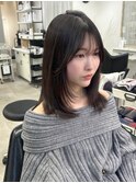 レイヤー　顔まわり　前髪　髪質改善　トリートメント