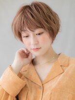 カバーヘア ブリス 北浦和(COVER HAIR bliss)&nbsp;スモーキーカラーオレンジベージュマッシュパーマX北浦和20代