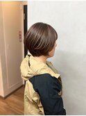 ハイライトカラーケアブリーチダブルカラーショートボブショート