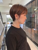 アクシス 栄店(`AXIS) イメチェン/ピンクベージュ/アンブレラカラー/前髪/栄矢場町