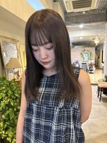 ヘアーデザイン シュシュ(hair design Chou Chou by Yone)&nbsp;くすみベージュ/顔周りレイヤーカット