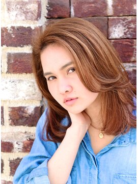 スタジオ 渋谷 原宿(Stujio) 大人可愛い☆ながめバングなセミロング☆